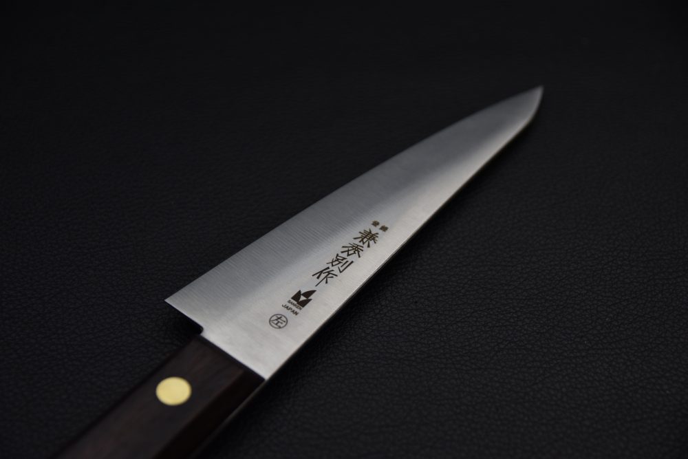 Kanehide Bessaku Left-Handed Honesuki Kaku 150mm Rosewood