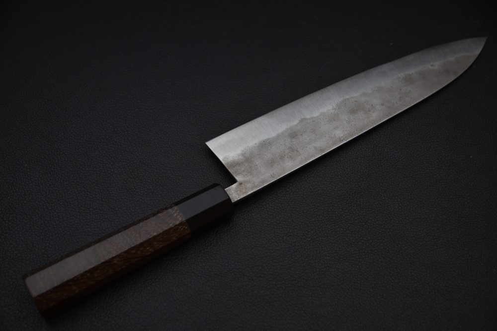 Goko Hamono Nashiji Shirogami Stainless Clad #1 Gyuto 240mm Tagayasan