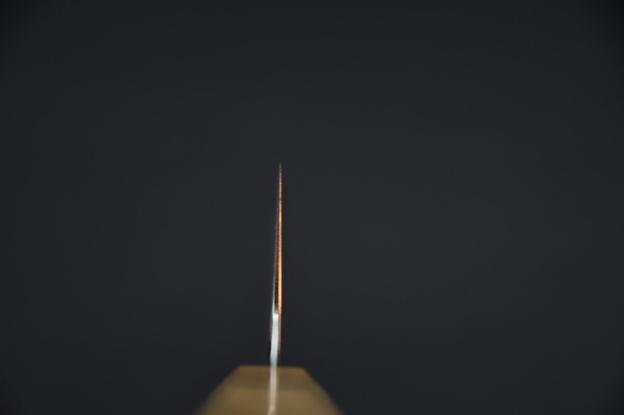 Nigara Hamono Aogami #2 Rainbow Damascus Bunka 180mm Myojin