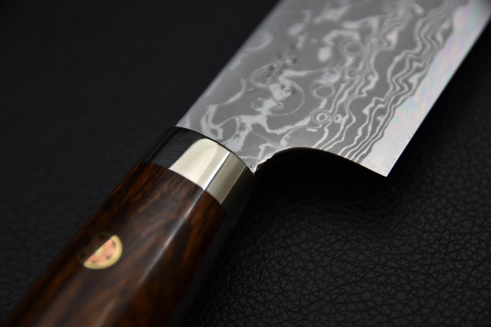Yoshihiro Yauji Aogami #2 Damascus Yanagiba 300mm Ironwood