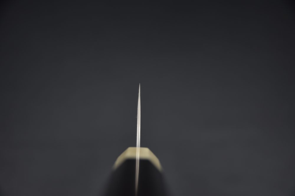 Nigara Hamono SG2 Anmon Damascus Bunka 180mm Ébène