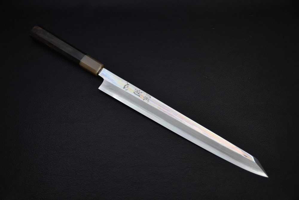 Nakagawa X Hatsukokoro Miroir VG10 Kiritsuke Yanagiba 300mm Ébène