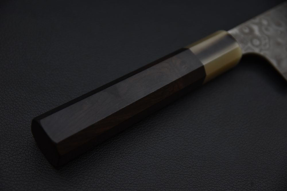 Nigara Hamono Aogami #2 Damascus 210mm Gyuto Ébène #1