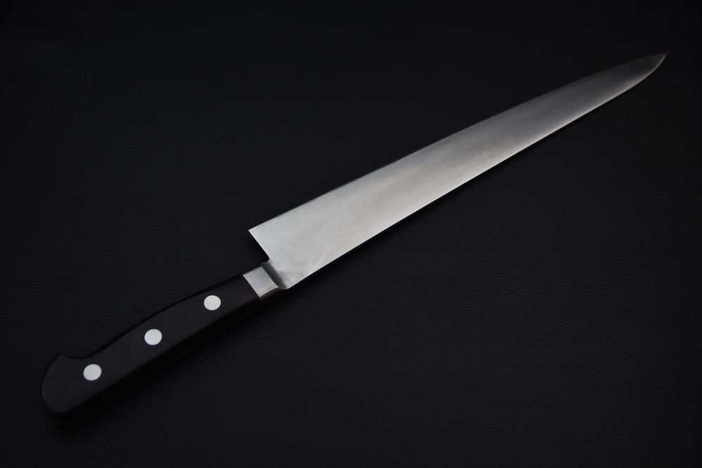 Morihei Hisamoto Hagane Sujihiki 270mm Pakka