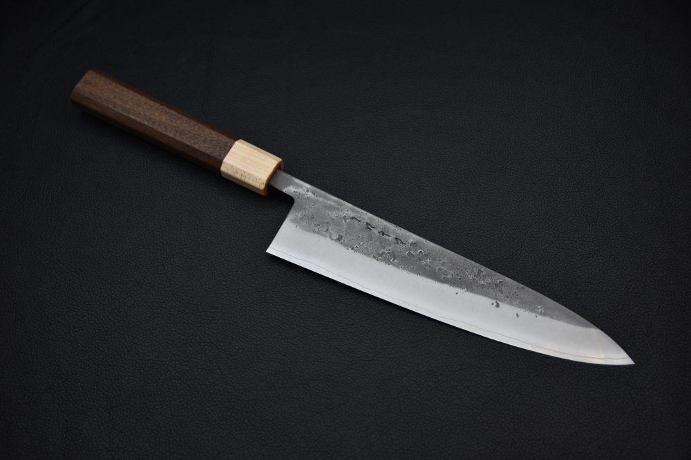 Hitohira TD SLD Nashiji Gyuto 210mm Walnut