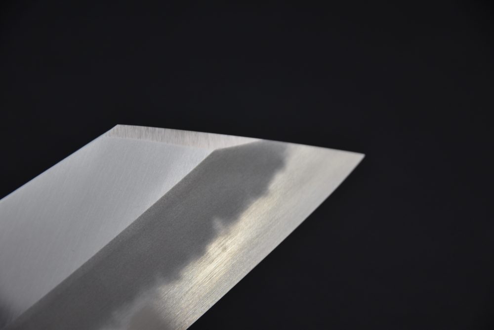 Hitohira Tanaka Kyuzo Aogami #1 Migaki Kiritsuke Gyuto 240mm Ziricote (Extra Height)