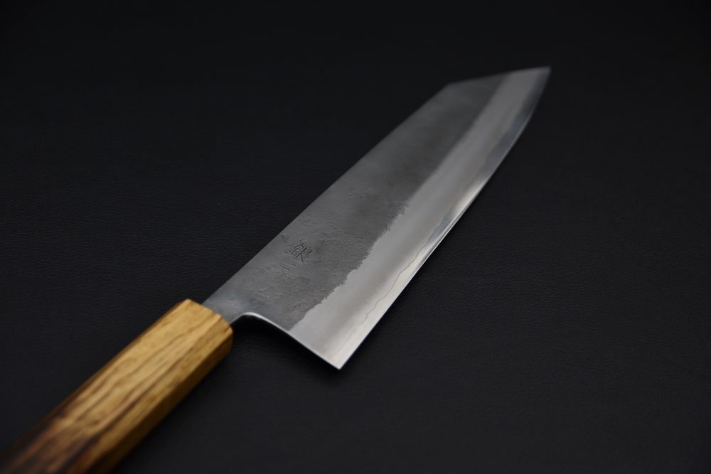 Motokyuuichi Ginsan Nashiji Kiritsuke Gyuto 240mm Burnt Oak