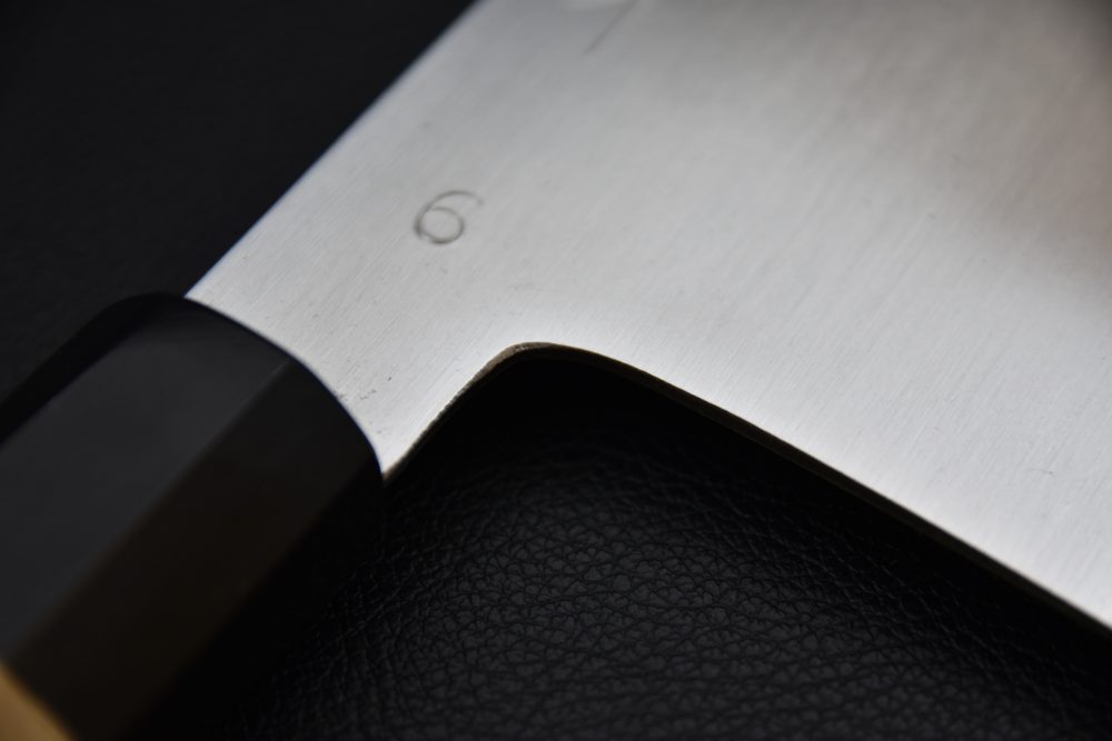 Hitohira Togashi Shirogami #2 Chinese Cleaver 220mm Ho (#6)