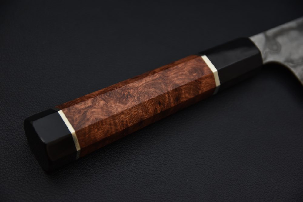 Nigara Hamono Aogami #2 Damascus 240mm Gyuto Karin #3