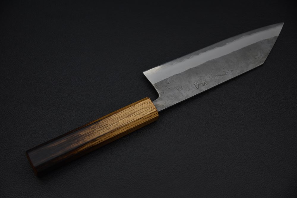 Motokyuuichi Ginsan Nashiji Bunka 180mm Chêne Brulé