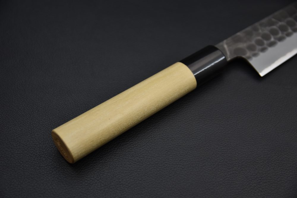 Hitohira Hinode Tsuchime Shirogami #2 Stainless Clad Sujihiki 270mm Ho