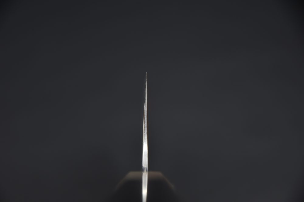 Hatsukokoro Ginyo Ginsan Tsuchime Damascus Nakiri 170mm Ébène