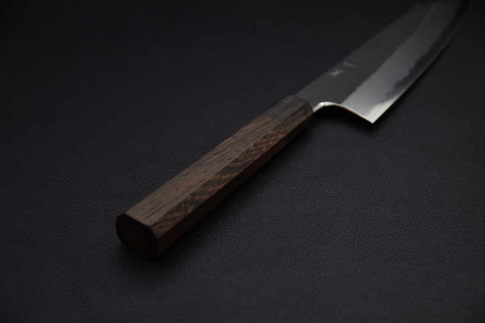 Hitohira Togashi Shirogami #2 Kurouchi Kiritsuke Gyuto 210mm Tagayasan