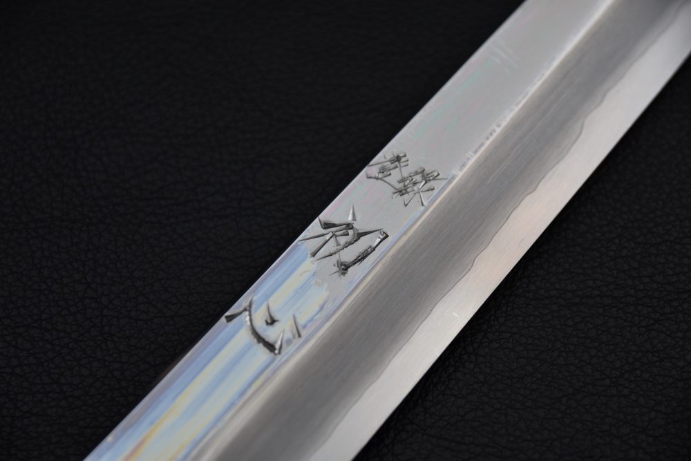 Nakagawa X Hatsukokoro Miroir VG10 Yanagiba 300mm Ébène