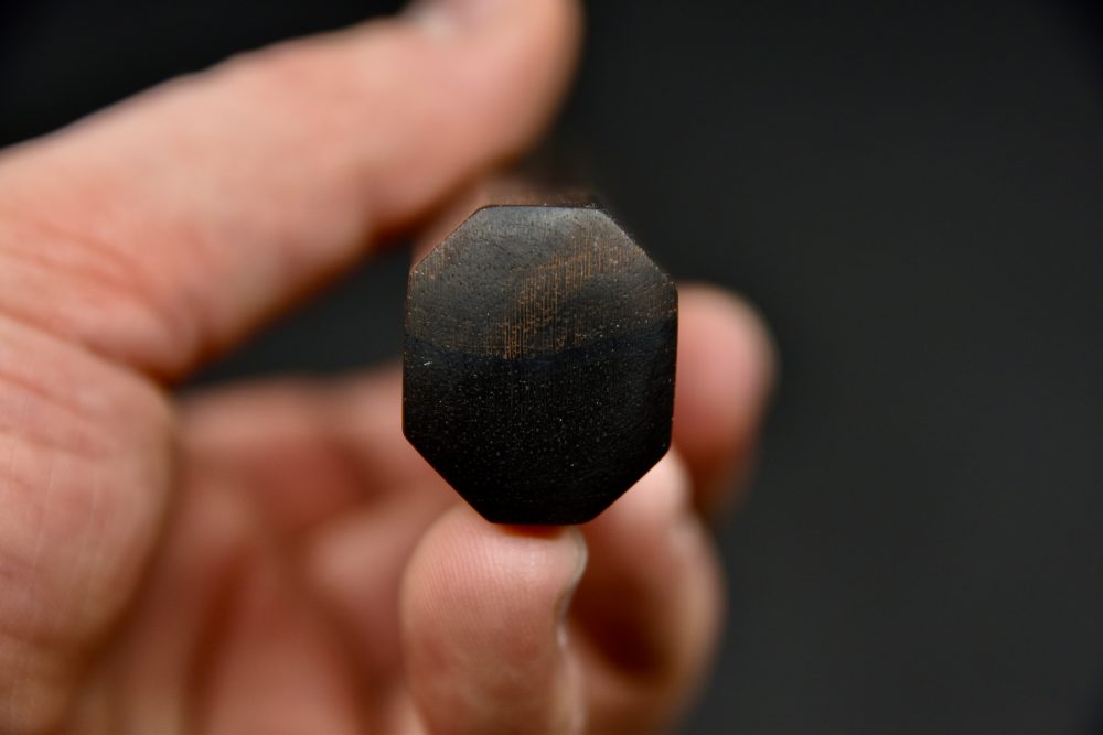 Shigeki Tanaka Santoku 180mm Migaki Aogami #2 Ziricote