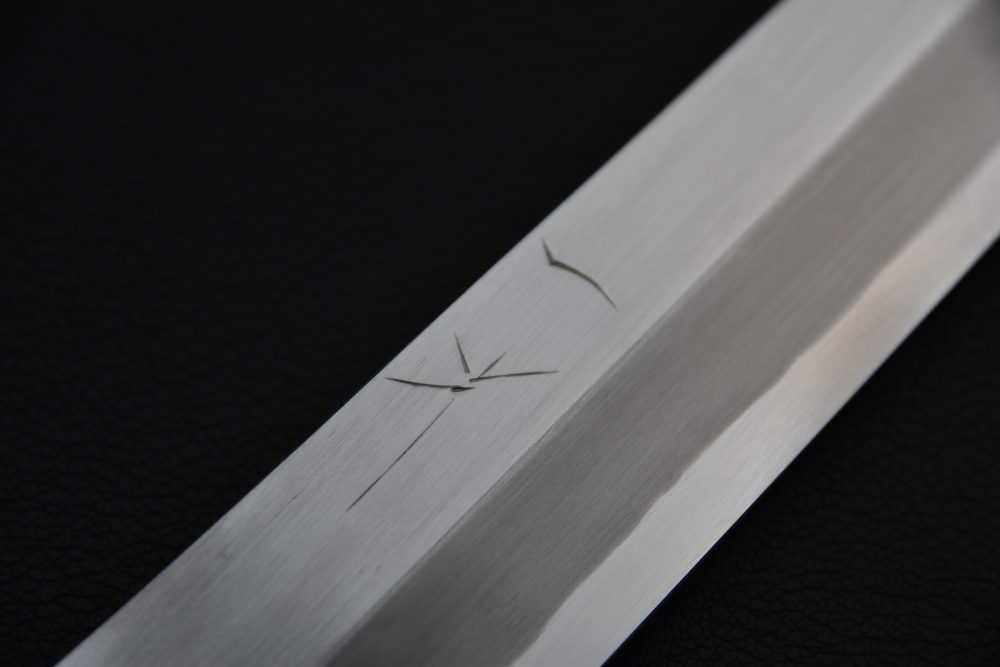 Hitohira Togashi Shirogami #1 Yanagi Sakimaru 300mm Ébène