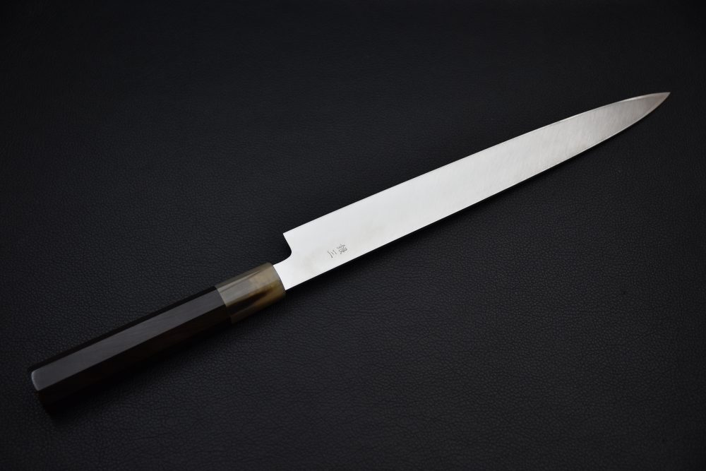 Hitohira Kikuchiyo Manzo Silver #3 Yanagiba 270mm Ebony