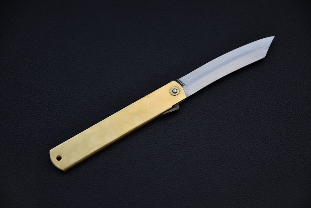Higonokami Aogami Couteau de poche Large