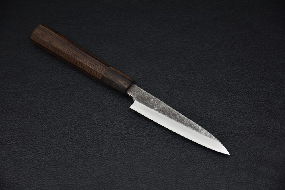 Hitohira Kikuchiyo Rikichi Silver #3 Kurouchi Petty 120mm Tagayasan