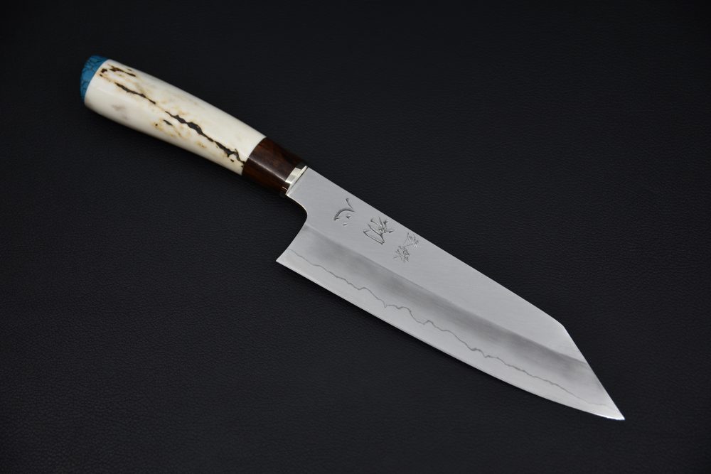 Nakagawa Uchi Hamono Ginsan Migaki Bunka 170mm Stag Horn