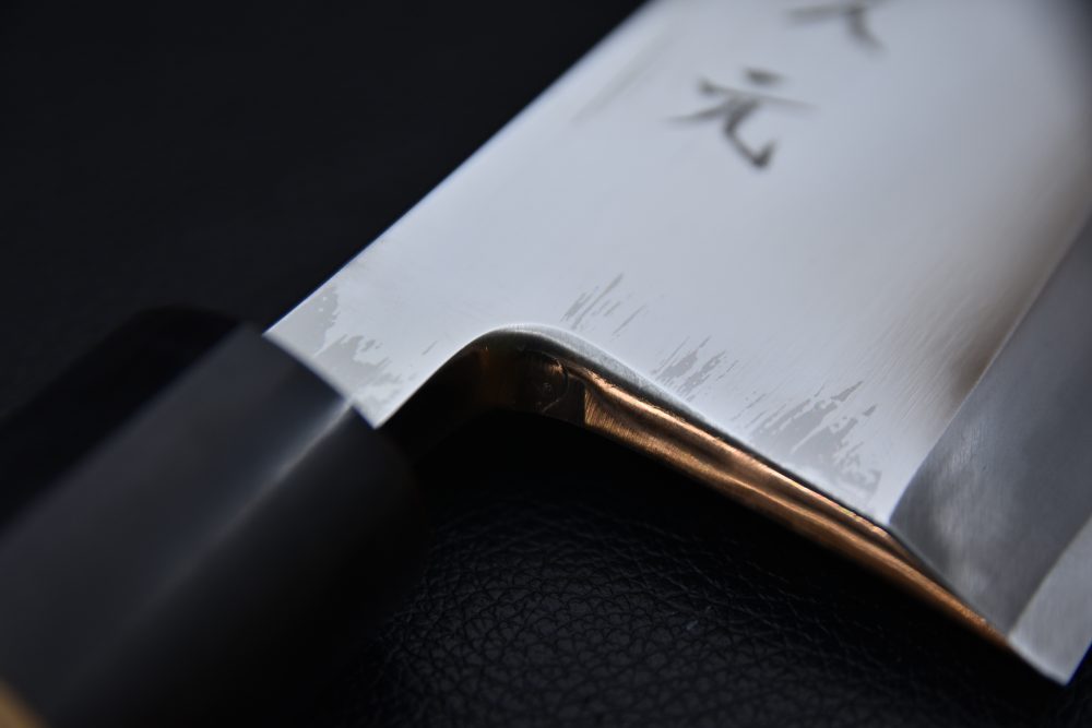 Morihei Hisamoto Miroir Aogami #2 Deba 210mm Ho