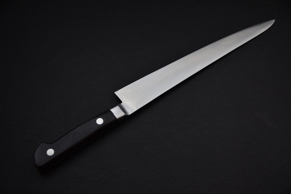 Morihei Hisamoto Hagane Sujihiki 240mm Pakka