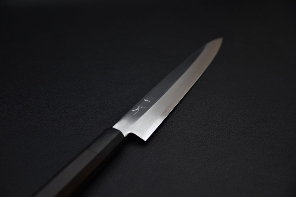 Hitohira Kikuchiyo Manzo Aogami #2 Yanagiba 210mm Ebony