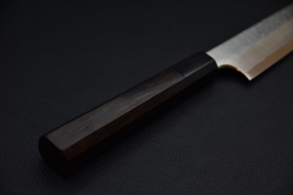 Nigara Hamono Anmon Ginsan Yanagiba 270mm Miroir Ébène