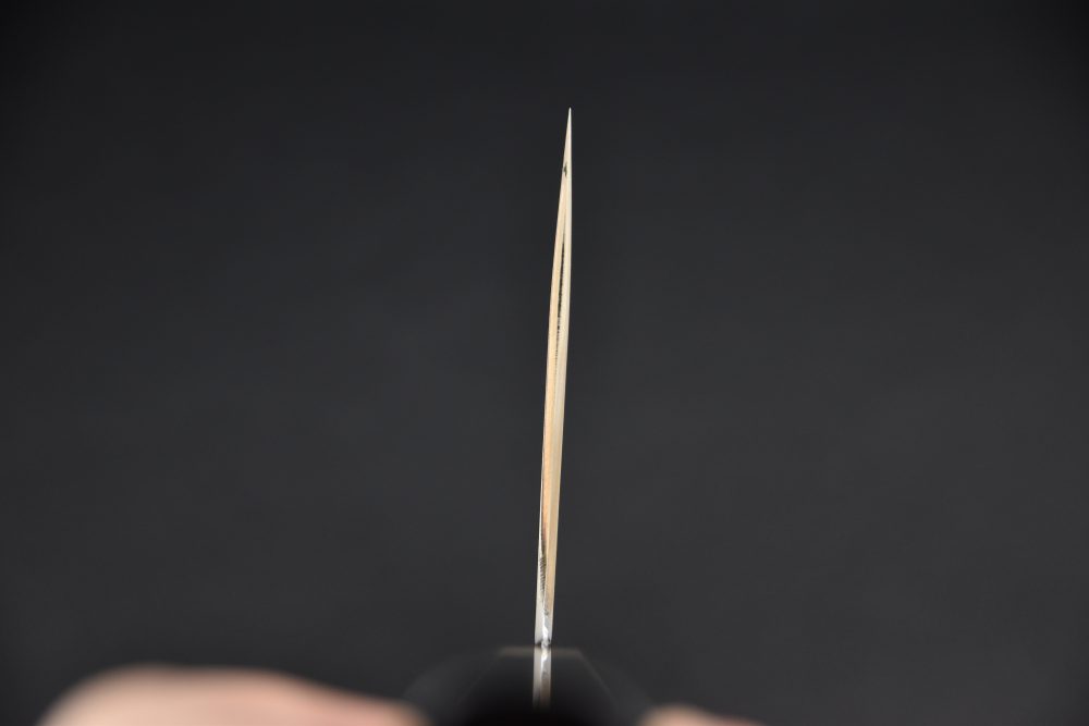 Hitohira Togashi Shirogami #1 Stainless Clad Kasumi Chinese Cleaver 180mm