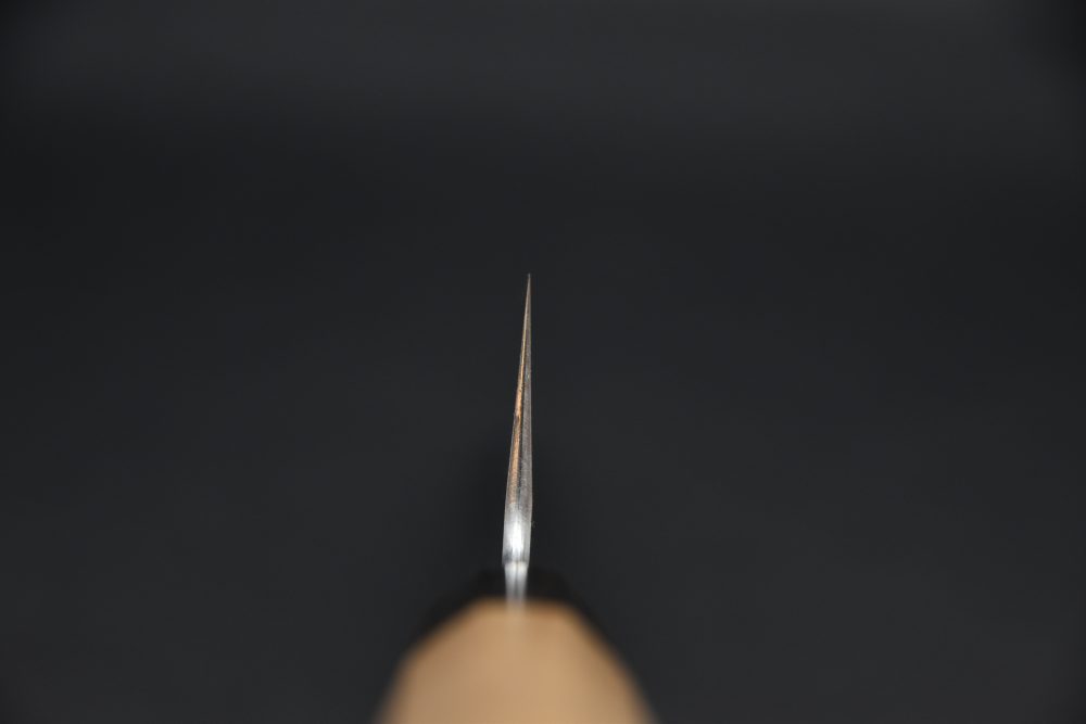 Hitohira Kikuchiyo Kyuzo Shirogami #2 Kurouchi Gyuto 210mm Cerisier