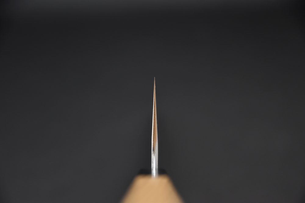 Hitohira Tanaka Kyuzo Aogami #1 Migaki Kiritsuke Gyuto 240mm Cèdre Japonais (Extra Height)