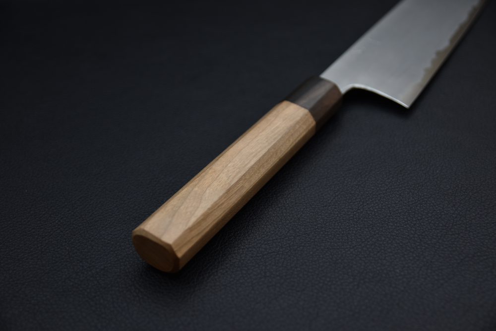 Hitohira Tanaka Yohei Aogami #1 Kasumi Gyuto 270mm Cerisier