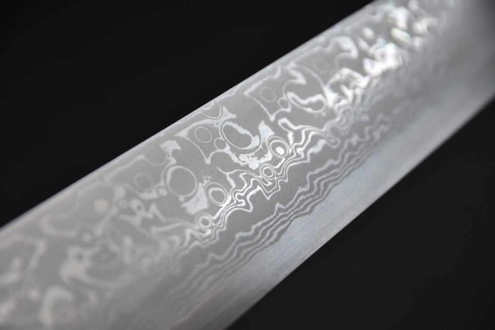 Yoshihiro Yauji Aogami #2 Damascus Yanagiba 300mm Ironwood