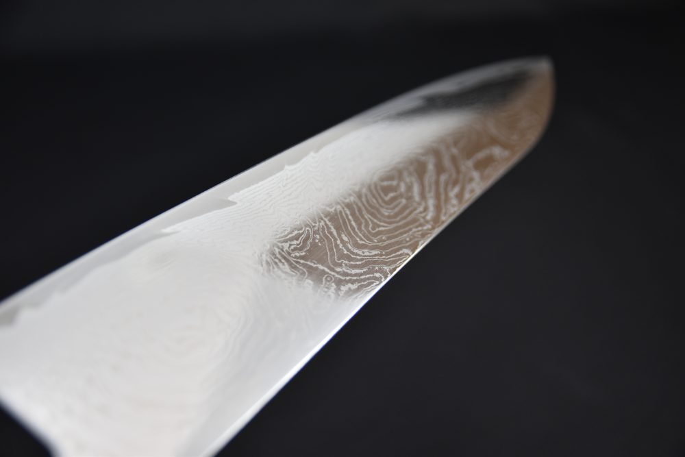 Hitohira Futana Nickel Damascus Gyuto 240mm Tagayasan