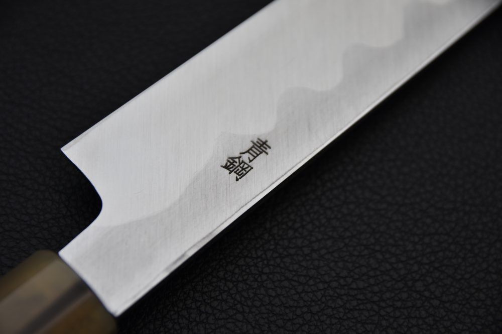 Hitohira Kikuchiyo Manzo Aogami #2 Yanagiba 270mm Ebony