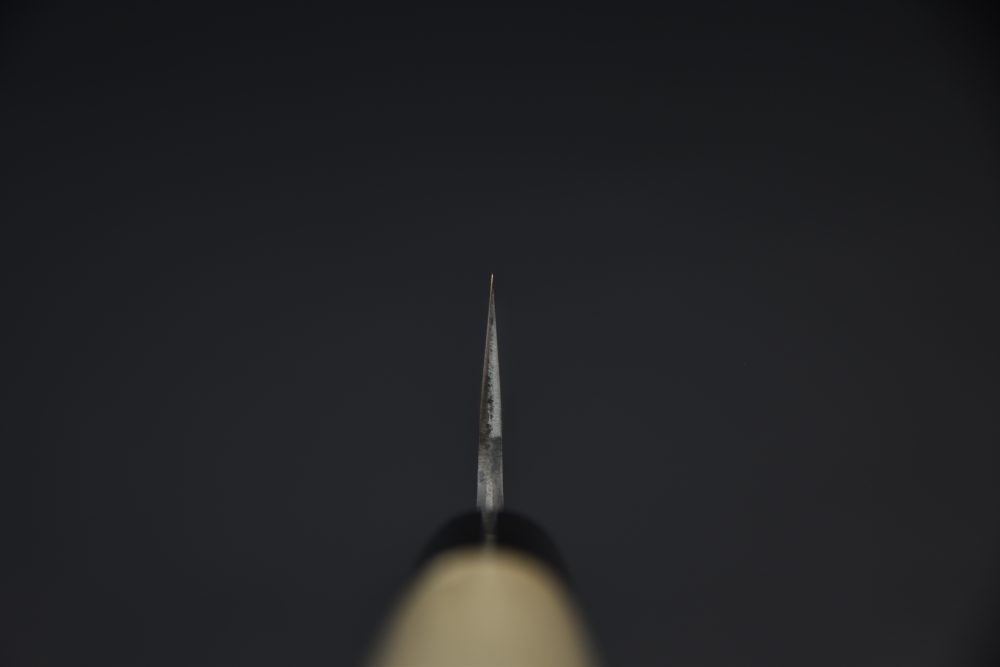 Hitohira Hinode Tsuchime Shirogami #2 Stainless Clad Petty 150mm Ho