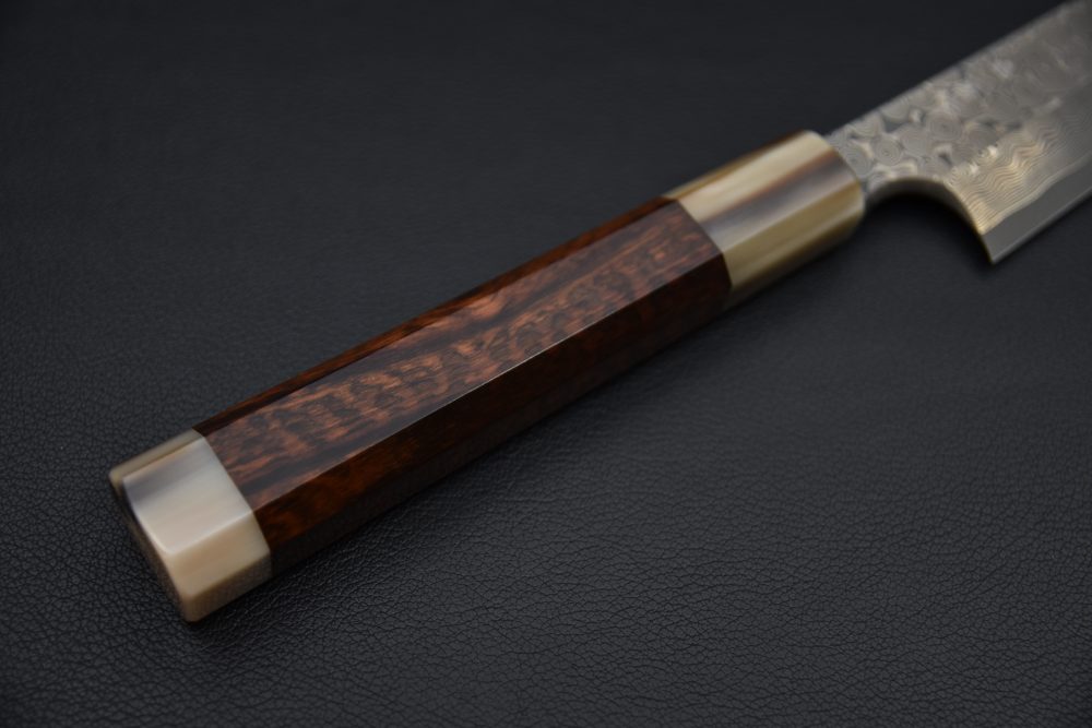 Nigara Hamono Anmon kuzome Ginsan Sakimaru 300mm Snakewood