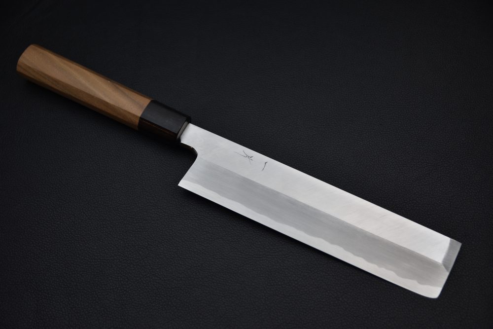 Hitohira Kikuchiyo Manzo Aogami #2 Usuba 225mm Noyer