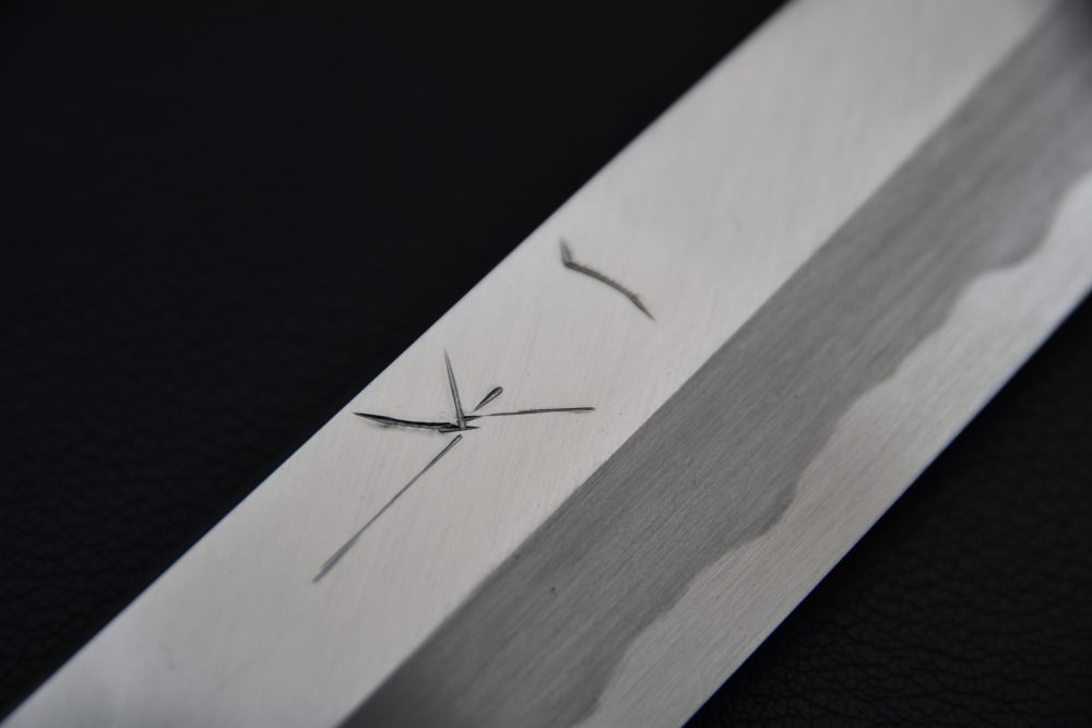 Hitohira Tanaka Mosuke Shirogami #2 Yanagiba 300mm Ebony