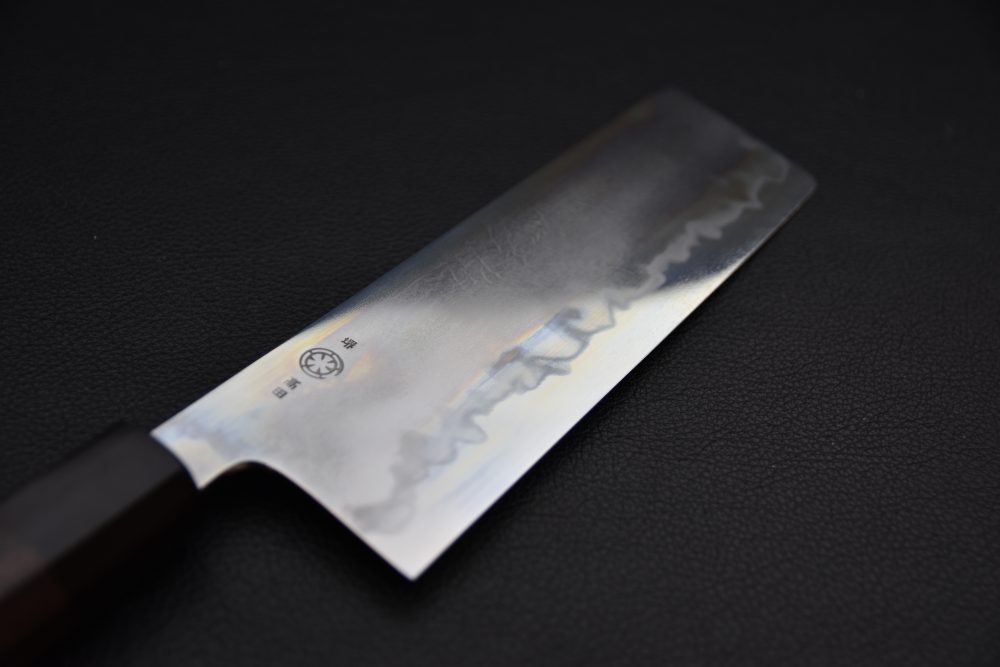 Takada no Hamono Aogami #1 Suiboku Nakiri 180mm Rosewood