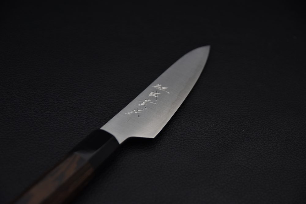 Tanaka Shigeki Aogami #2 Stainless Clad Petty 120mm Tagayasan