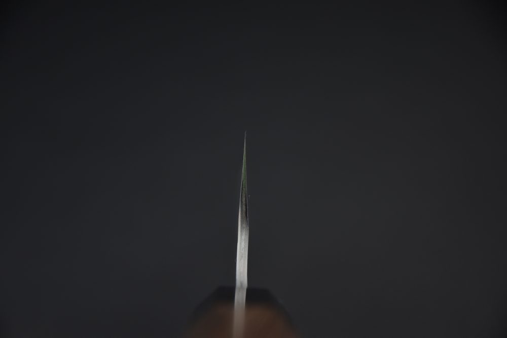 Nigara Hamono Aogami Super Migaki Tsuchime Kiritsuke Gyuto 210mm Tagayasan