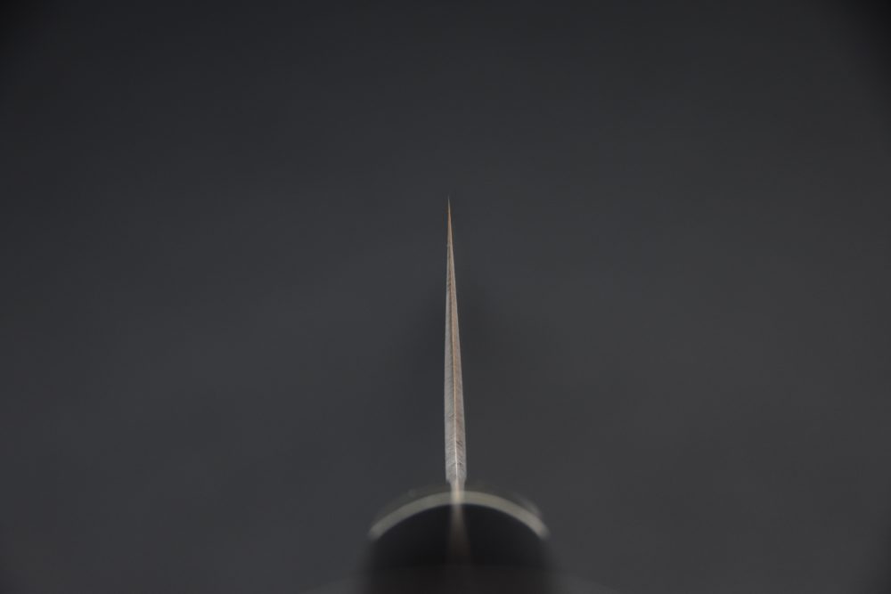 Hitohira Tanaka Kyuzo Aogami #1 Damascus Gyuto 240mm Ébène Fusion