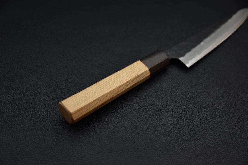 Hitohira Futana SB Kuro Nashiji Petty 150mm Cerisier