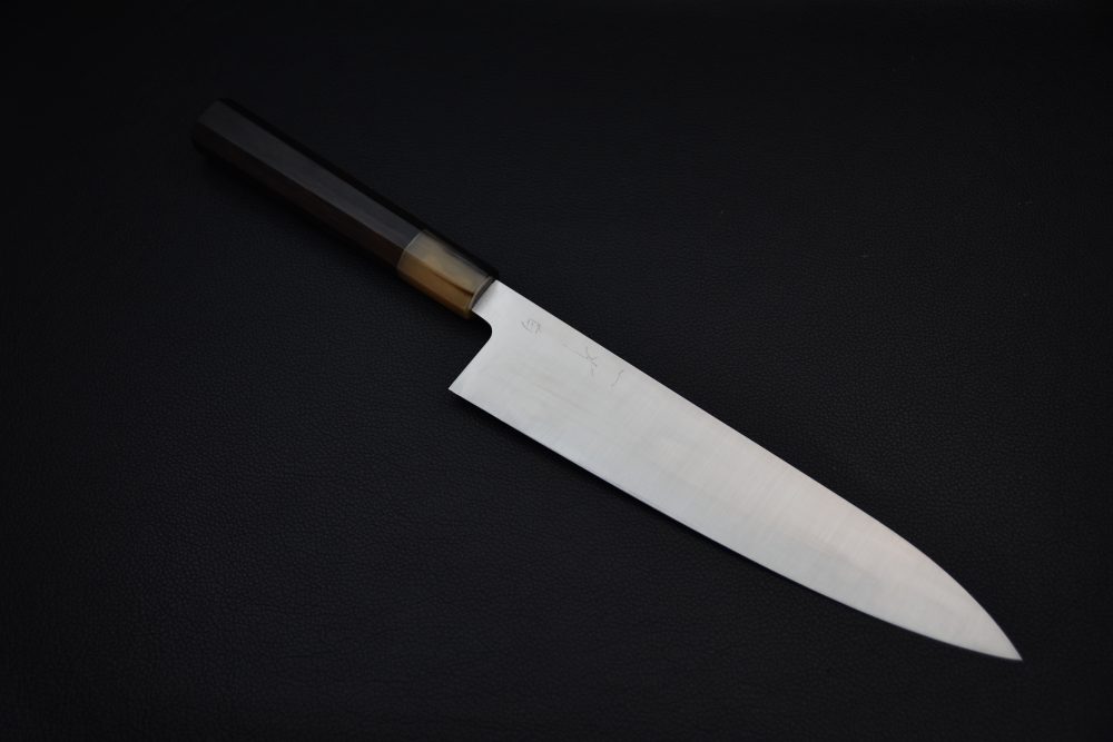 Hitohira AH Shirogami #2 Gyuto 240mm Ébène