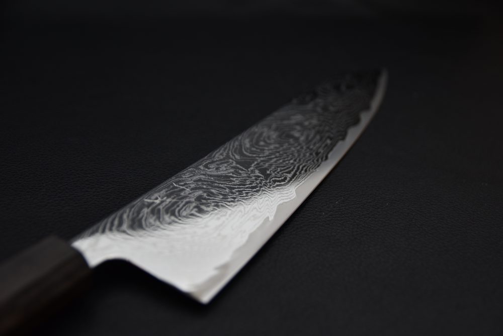 Hitohira Futana Nickel Damascus Gyuto 240mm Tagayasan