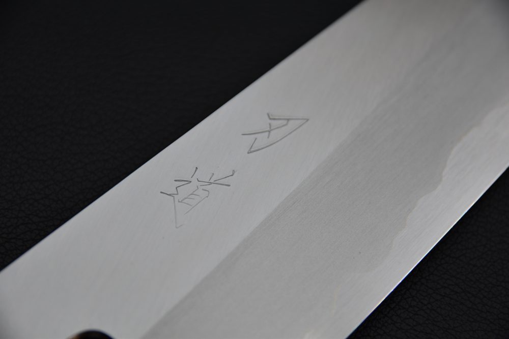 Hado Junpaku Shirogami #1 Stainless Clad Gyuto 240mm Chêne Laqué