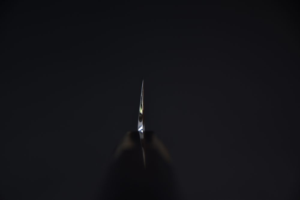 Hitohira Togashi Shirogami #1 Yanagi Sakimaru 300mm Ébène