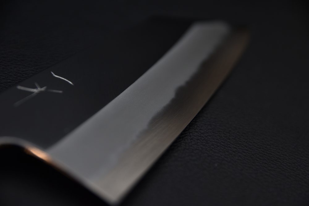 Hitohira Tanaka Kyuzo Aogami #1 Migaki Bunka 180mm Ziricote