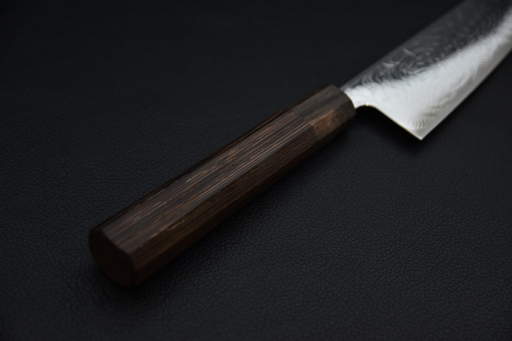 Hitohira Futana Nickel Damascus Gyuto 210mm Tagayasan